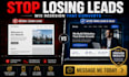 redesign your wix website for local business lead generation