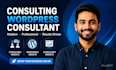 design a professional wordpress consultant website