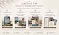 create aesthetic social media content