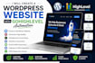 create a wordpress website and gohighlevel automation funnel