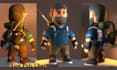 create low poly 3d character model for unreal engine and unity