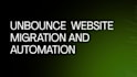 create unbounce sales page, website authentication, email sequence