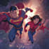 illustrate a superhero comic cover art