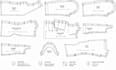 design professional  PDF sewing pattern with grading and instruction