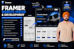 design and develop a modern framer website