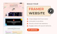 design and develop a modern framer website