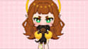 create pixel art live2d vtuber model, chibi avatar, mascot character and rigging