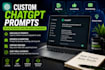 create custom chatgpt prompts
