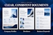 design a professional company profile, brochure or business proposal