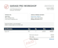 develop a garage management software