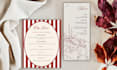 design elegent and luxury wedding stationery