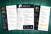 make a professional resume design and cv design