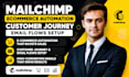 mailchimp ecommerce automation, customer journey, email flows setup