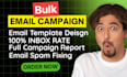 do bulk email campaign setup high converting email blast no spam