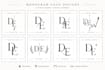 a bespoke luxury monogram and elegant initials logo design