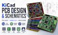 design pcb layout and schematic in kicad with gerber files