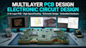 create multilayer pcb layout and electronic circuit design