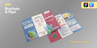 design trifold, bifold, brochures, flyers, and leaflets