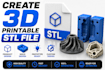 design accurate stl files for 3d printing