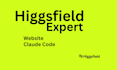 creatng a stunning website using higgsfield and claude code