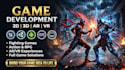 build unity 3d ar VR game development and VR experiences