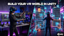 develop immersive VR game experiences in unity with mixed reality integration