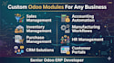 develop custom odoo modules, apps, and erp automation