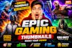 design high CTR youtube thumbnails