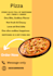 design pizza poster and restaurant flyer