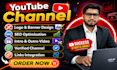 create and setup a professional youtube channel