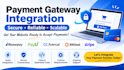 integrate razorpay payu billdesk ccavenue API in project