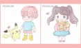 draw you in chibi art with pokemon
