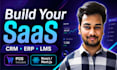build full stack CRM, erp, lms, pos web app and saas