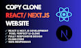 convert figma to reactjs or nextjs website