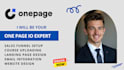 design one page io website one page io landing page