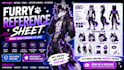 furry ref sheet furry reference sheet character sheet oc anthro nsfw ref shee