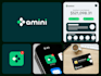 create saas logo, minimalistic, timeless, fintech, startup, business app brandin