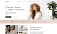 build squarepace content creator website influencer portfolio website