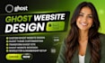 build ghost cms website and newsletter, setup, update, fix ghost website cms