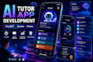 develop ai learning app using flutter for android and ios