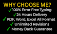 do accurate data entry and typing work fast