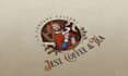 design custom, retro, tea, coffee logo and illustration