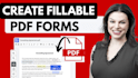 create fillable PDF forms or design fillable documents PDF