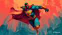superhero character for comics