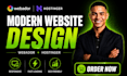 design or redesign a premium webador or hostinger website and ecommerce store