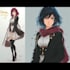 create anime inspired fantasy warrior artwork
