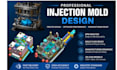 do plastic injection mold design tooling dfm mold flow analysis cnc 3d cad model
