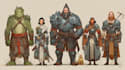 make dnd character art and dnd character commission art