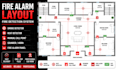 create professional autocad 2d drawings, and fire detection drawings