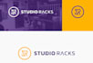 create a modern music and record label logo design